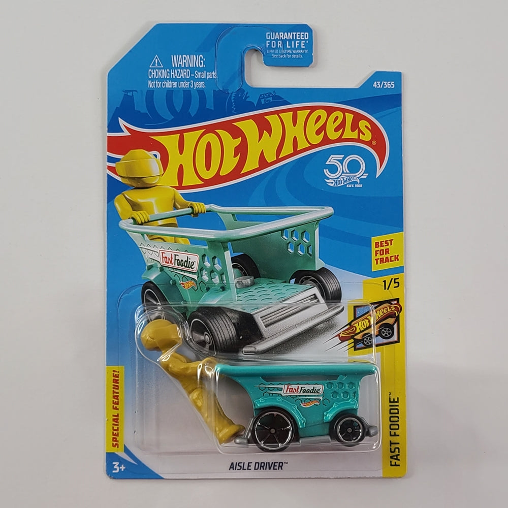 Hot Wheels - Aisle Driver (Cyan) [HW Ride-Ons Mini Collection (2018) - 1/5]