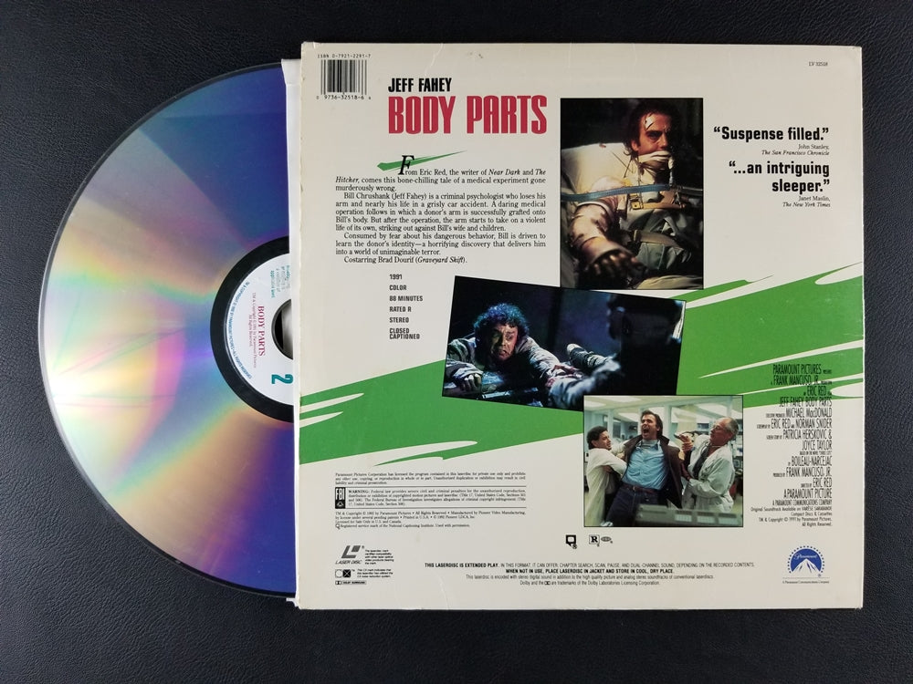 Body Parts (1992, Laserdisc)