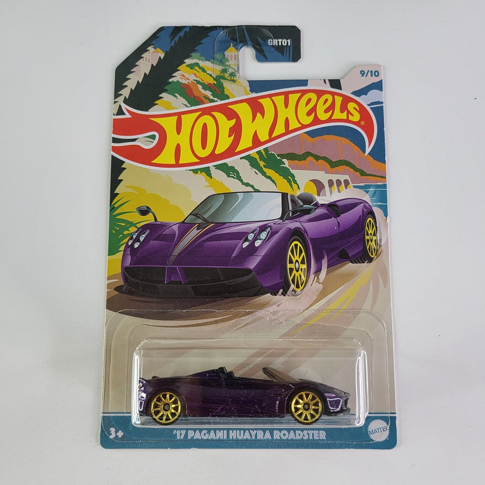 Hot Wheels - '17 Pagani Huayra Roadster (Metalflake Purple) [Walmart Exclusive]