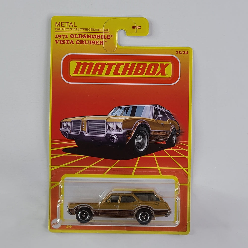 Matchbox - 1971 Oldsmobile Vista Cruiser (Gold) [Target Exclusive]