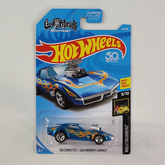 Hot Wheels - '68 Corvette - Gas Monkey Garage (Metalflake Blue)