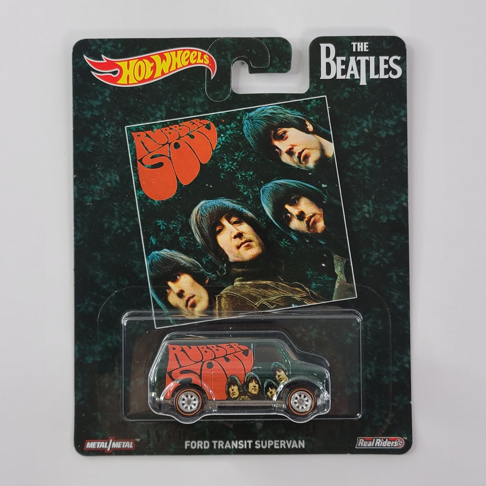 Hot Wheels - Ford Transit Supervan (Metalflake Dark Green) [Pop Culture: The Beatles (2017)]