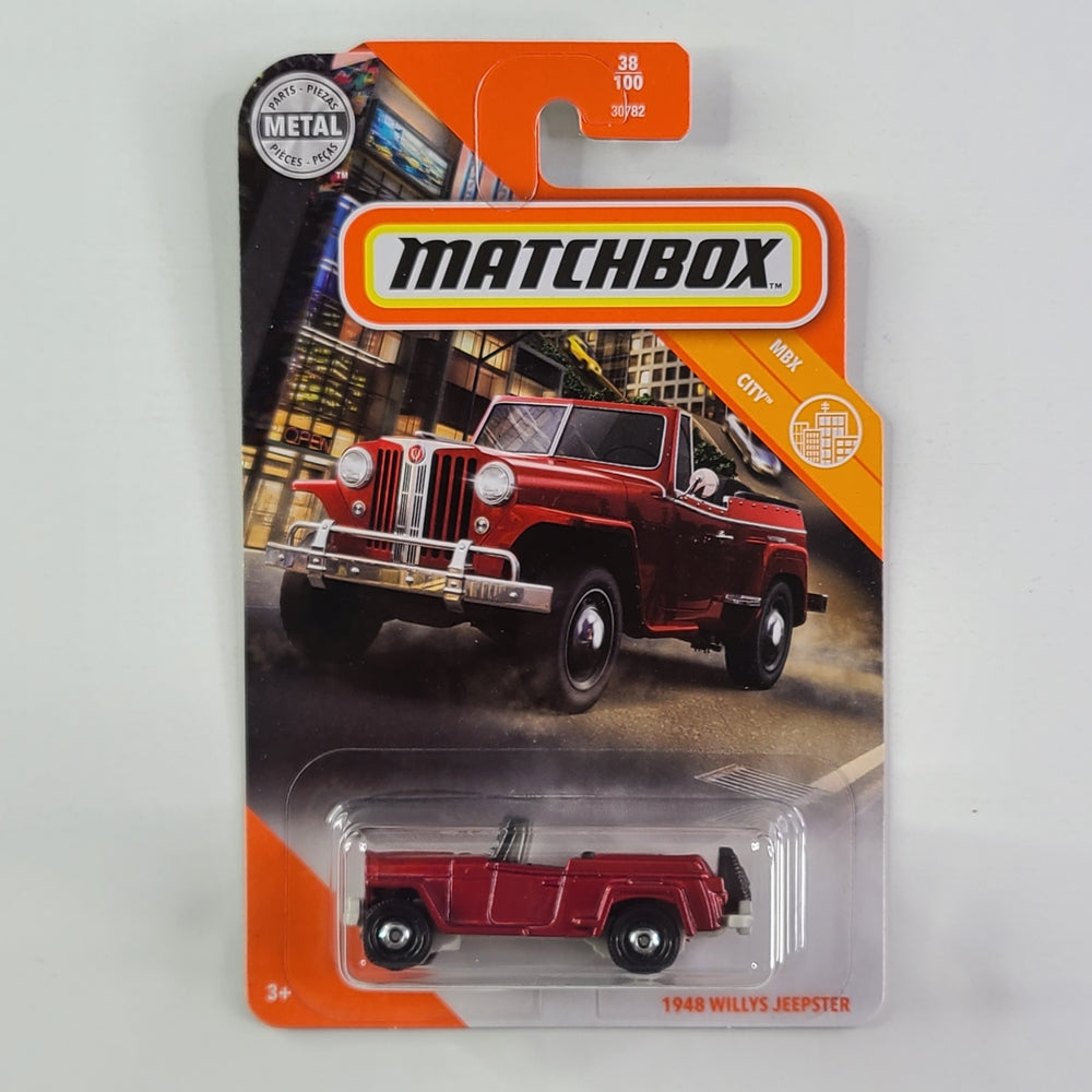 Matchbox - 1948 Willys Jeepster (Metalflake Red)