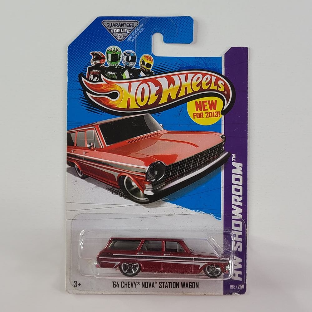 Hot Wheels - '64 Chevy Nova Station Wagon (Metalflake Burgundy)