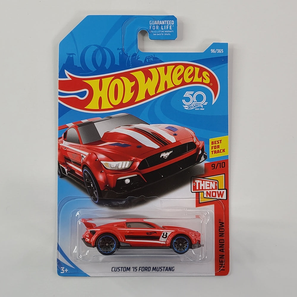 Hot Wheels - Custom '15 Ford Mustang (Red) [Then and Now Mini Collection (2018)