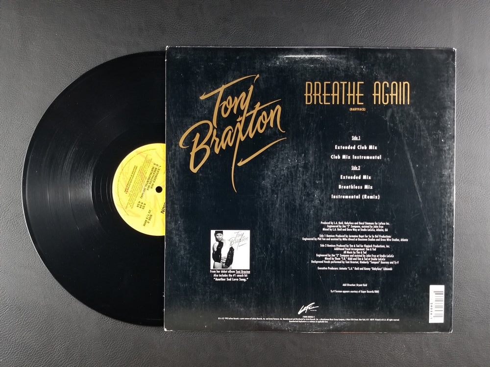 Toni Braxton - Breathe Again (1993, 12'' Single)