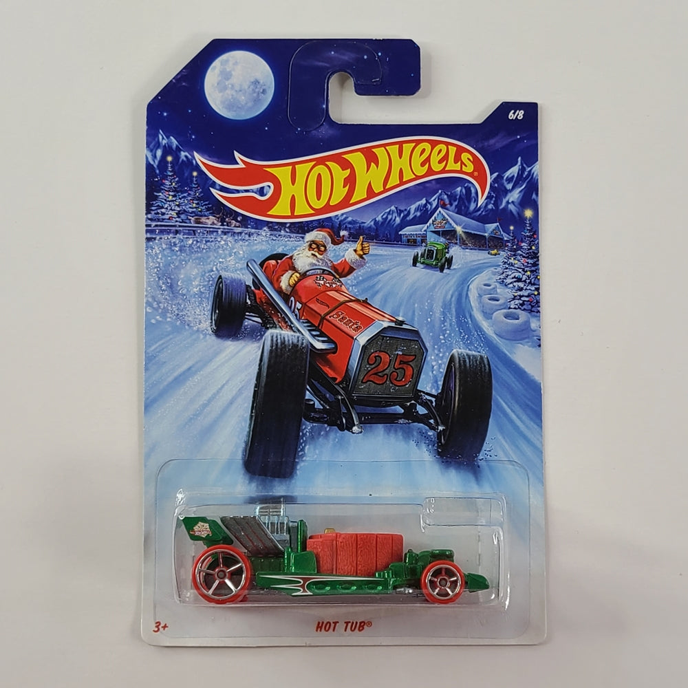 Hot Wheels - Hot Tub (Metalflake Green) [Holiday Hot Rods Series (2014 - 6/8] [Walmart Exclusive]