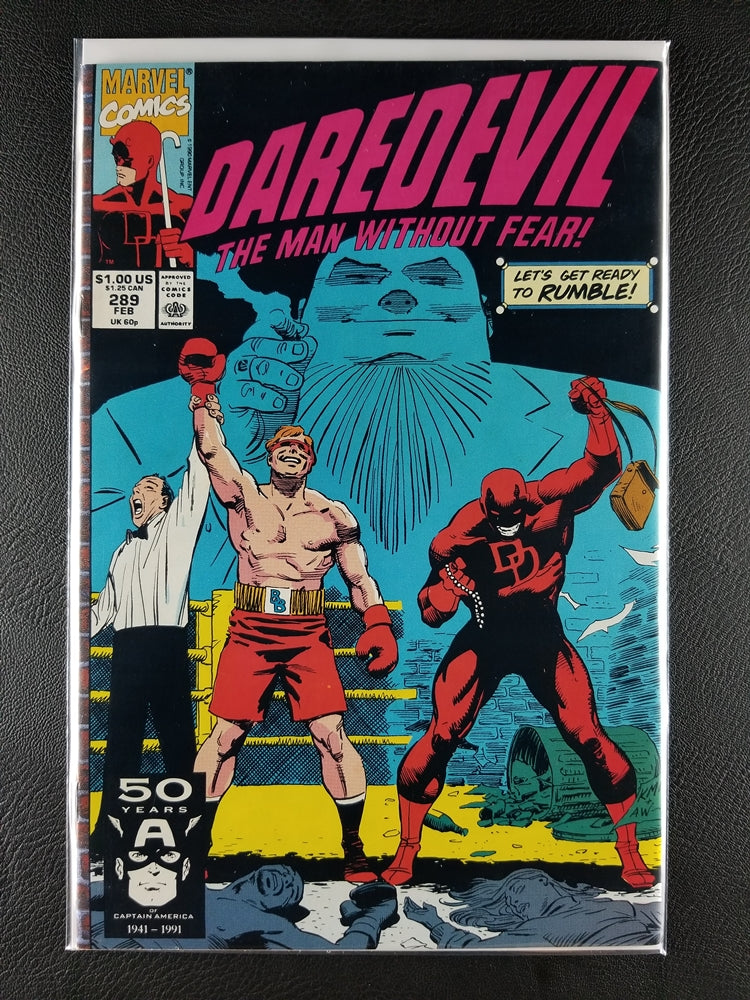 Daredevil [1st Series] #281-289 Set (Marvel, 1990-91)
