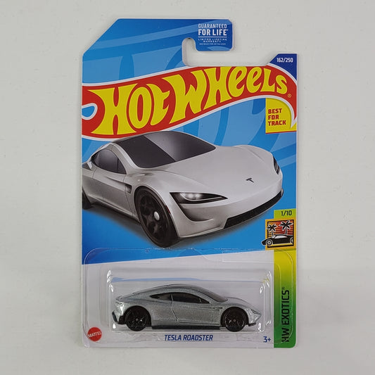 Hot Wheels - Tesla Roadster (Metalflake Silver)