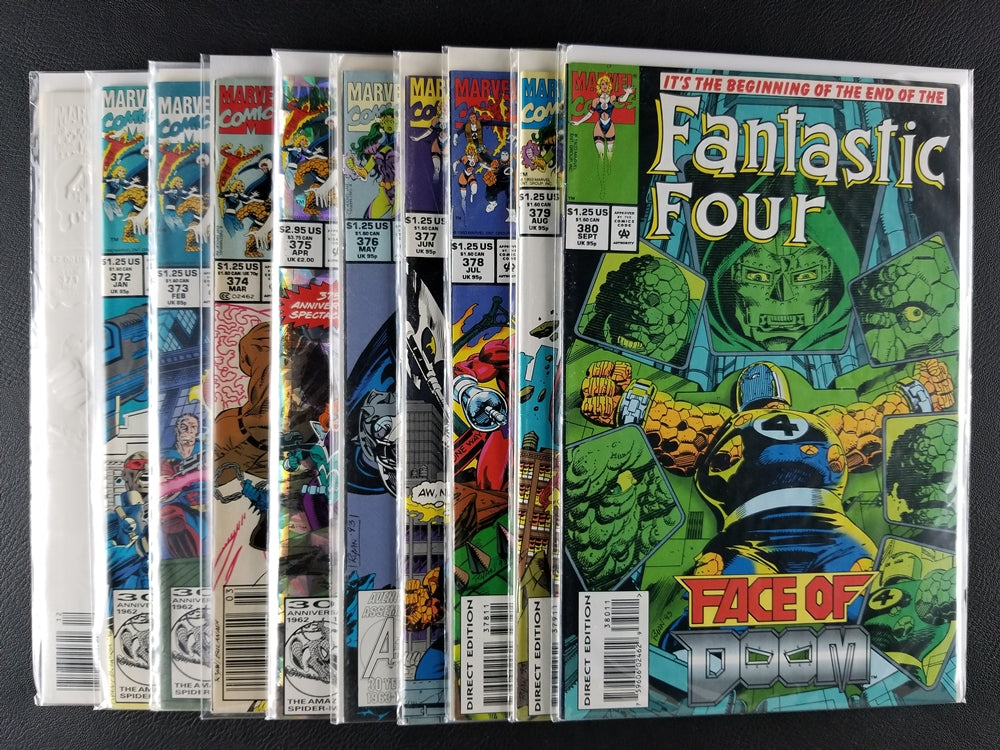 Fantastic Four [1st Series] #371-380 Set (Marvel, 1992-93)