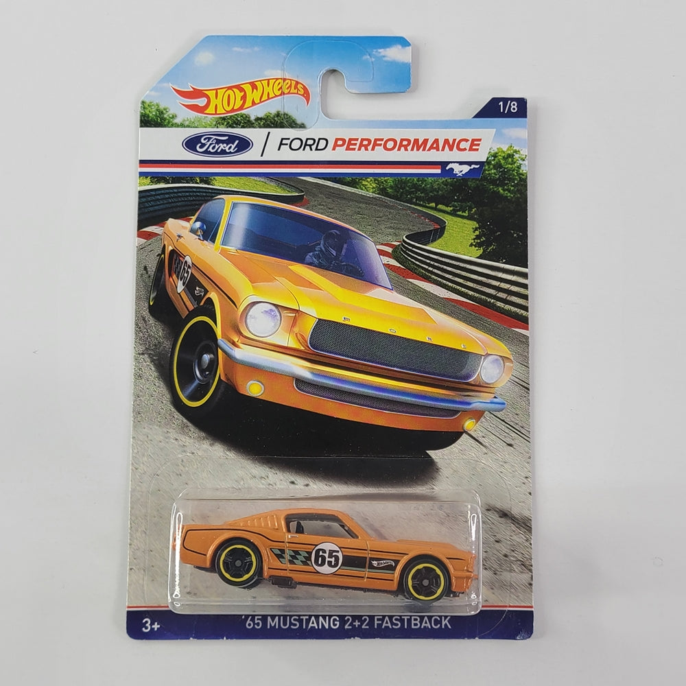 Hot Wheels - '65 Mustang 2+2 Fastback (Orange) [Walmart Exclusive]