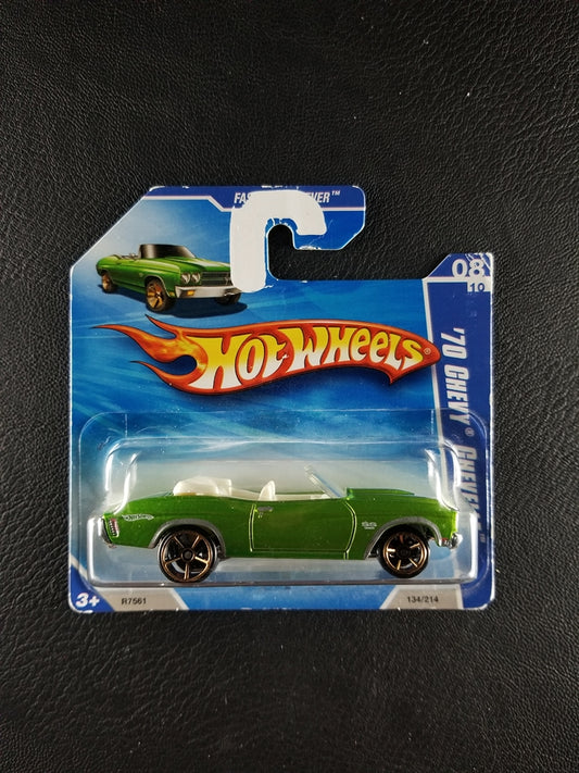 Hot Wheels - '70 Chevy Chevelle (Green) [Short Card]