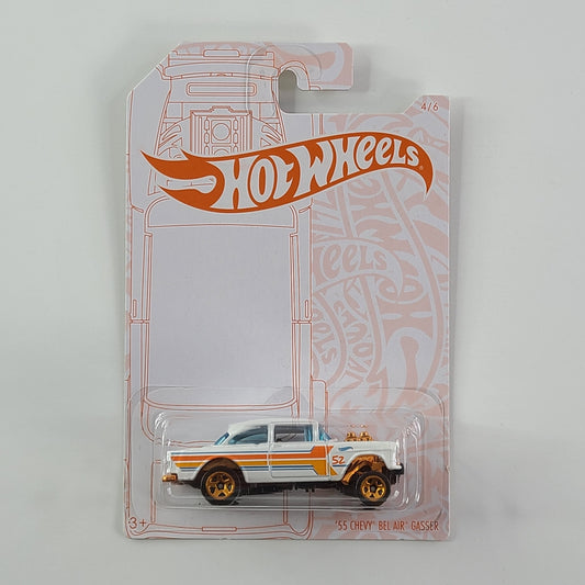 Hot Wheels - '55 Chevy Bel Air Gasser (Pearl White)