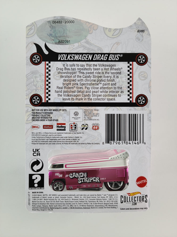 Hot Wheels - Volkswagen Drag Bus (Spectraflame Pink) [RLC Ex.] [#6482/20000]