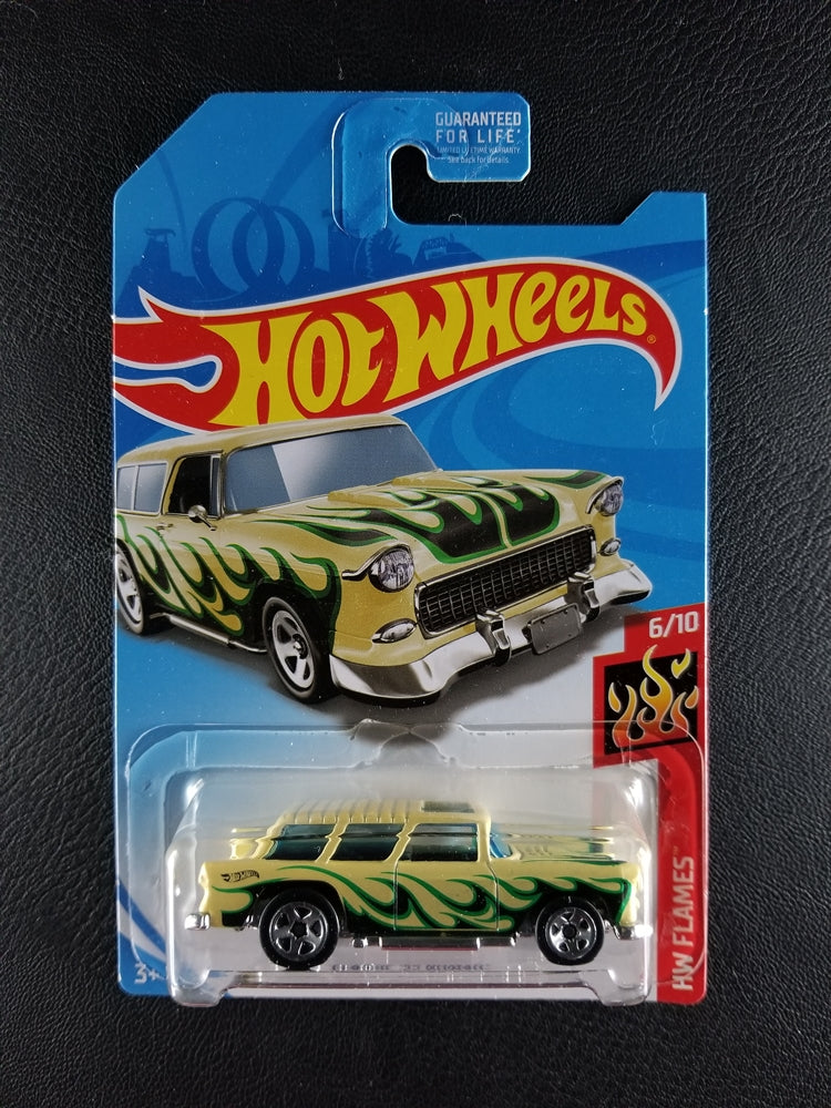 Hot Wheels - Classic '55 Nomad (Yellow) [Factory Sealed 2018 Set]