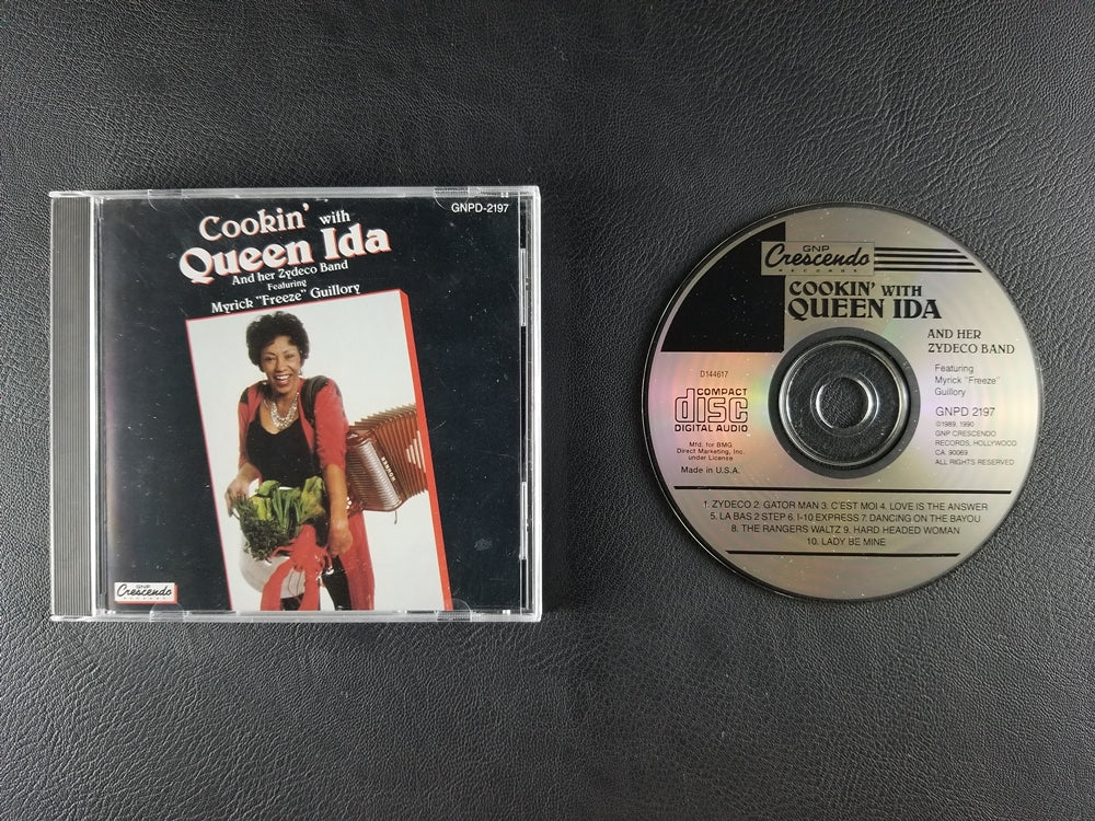 Queen Ida and Her Zydeco Band - Cookin' With Queen Ida and Her Zydeco Band (1989, CD)