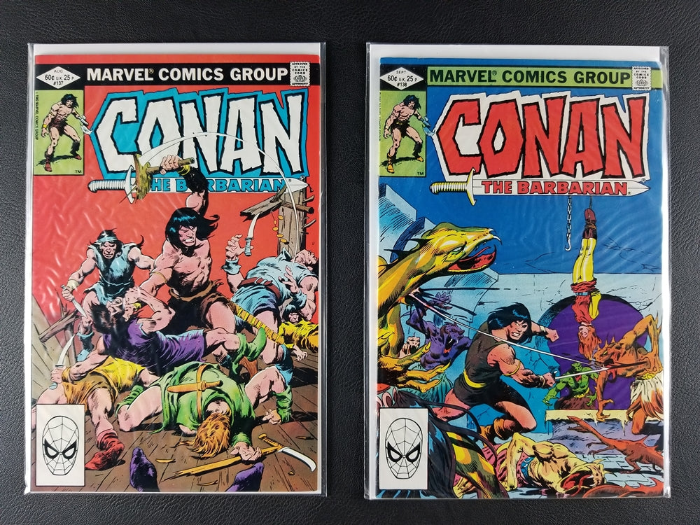 Conan the Barbarian #131-140 Set (Marvel, 1982)