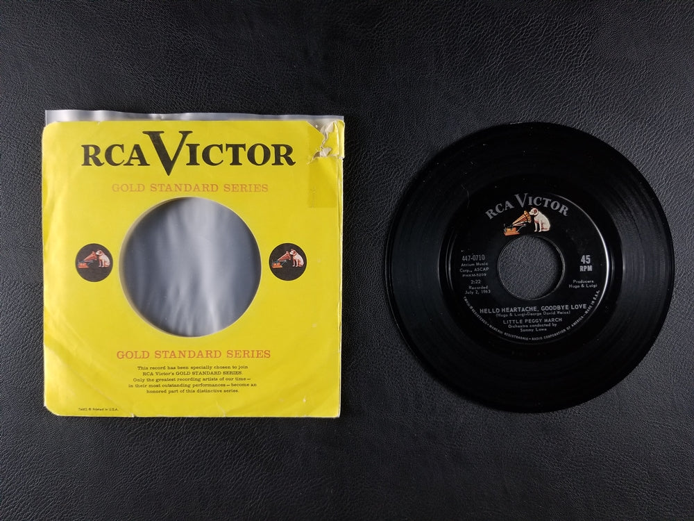 Little Peggy March - I Will Follow Him / Hello Heartache, Goodbye Love (7'' Single)