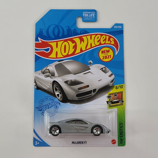 Hot Wheels - McLaren F1 (Metalflake Magnesium Silver)