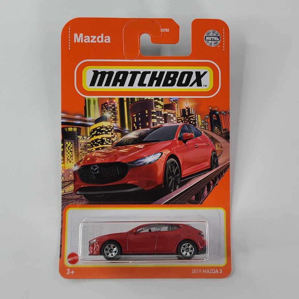 Matchbox - 2019 Mazda3 (Red) [1-100 Series (2021): MBX Metro]