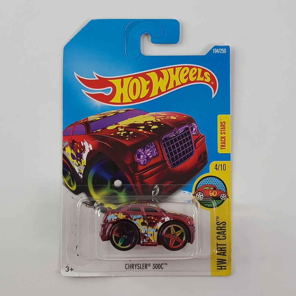 Hot Wheels - Chrysler 300C (Maroon) [HW Art Cars Mini Collection (2016) - 4/10]