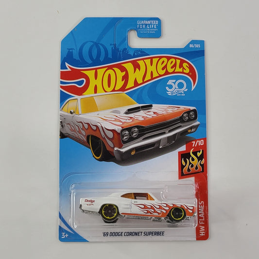 Hot Wheels - '69 Dodge Coronet Superbee (White)