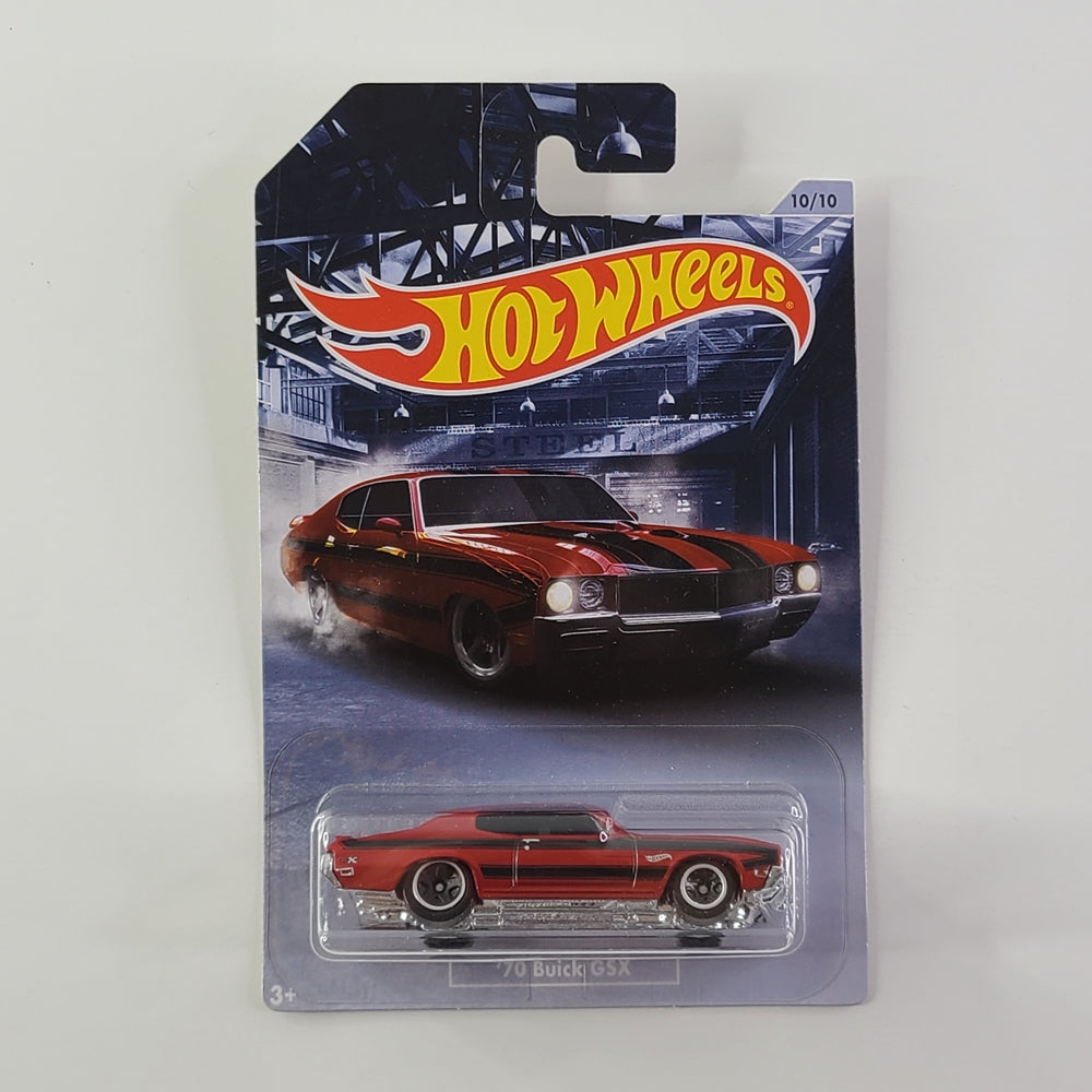 Hot Wheels - '70 Buick GSX (Dark Red) [Walmart Exclusive]