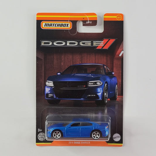 Matchbox - 2018 Dodge Charger (Blue) [Walmart Exclusive]