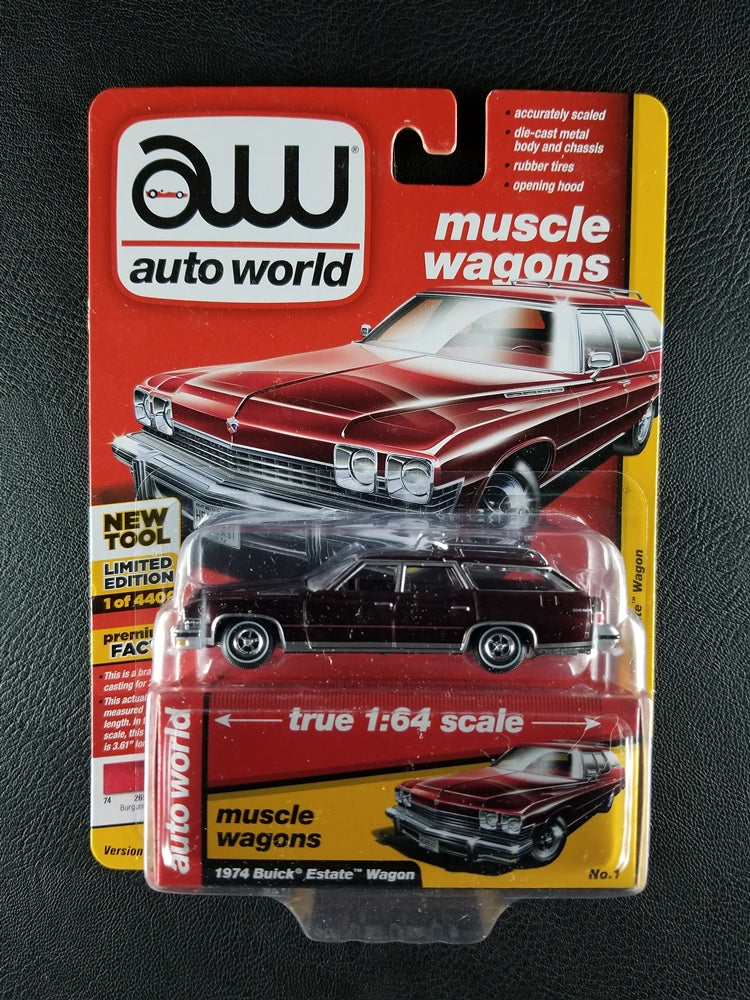 Auto World - 1974 Buick Estate Wagon (Maroon) [1/6 - Premium Series Release 3]