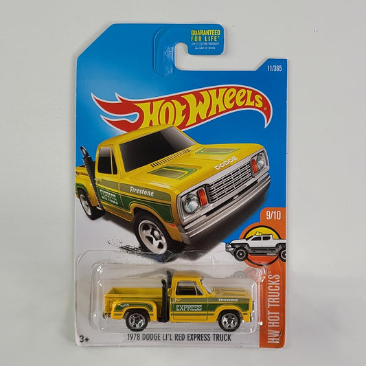 Hot Wheels - 1978 Dodge Li'l Red Express Pickup (Dark Yellow)