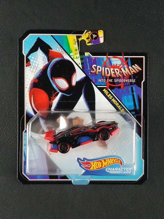 Hot Wheels Character Cars - Miles Morales (Black) [Spider-Man: Into the Spiderverse]