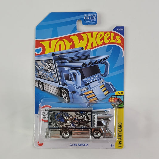 Hot Wheels - Raijin Express (Blue Chrome)