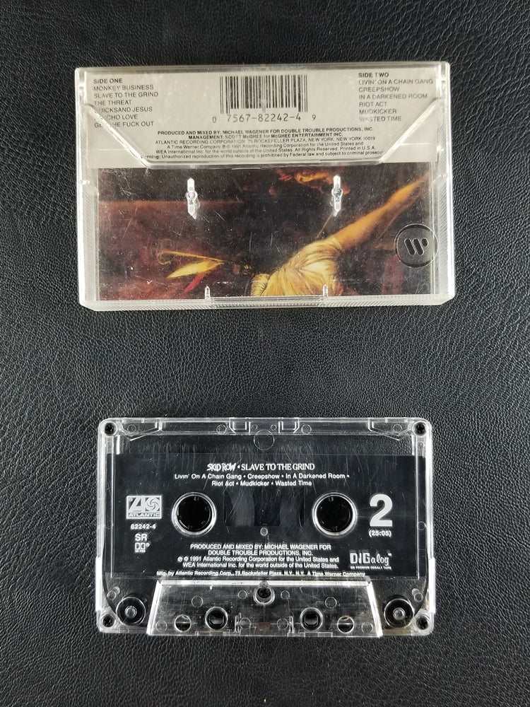 Skid Row - Slave to the Grind (1991, Cassette)