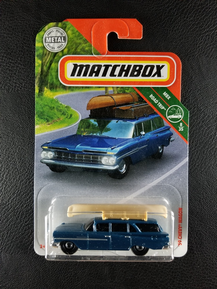 Matchbox - '59 Chevy Wagon (Dark Blue) [MBX Road Trip - 8/35]