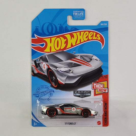 Hot Wheels - '17 Ford GT (ZAMAC) [Walmart Exclusive Zamac Edition]