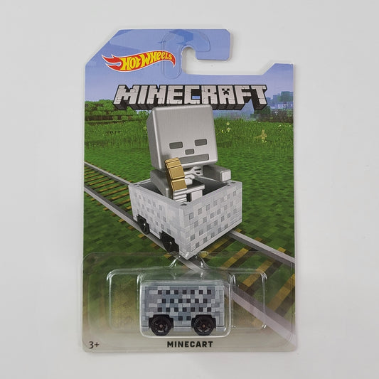 Hot Wheels - Minecart (Grey) [Skeleton] [Target Exclusive]