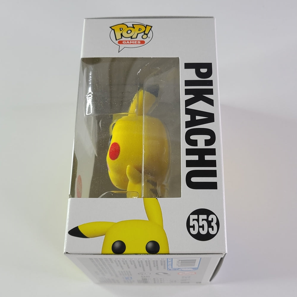 Funko Pop! Games - Pikachu #553 [Flocked] [Zavvi Exclusive]