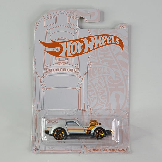 Hot Wheels - '68 Corvette - Gas Monkey Garage (Pearl White)