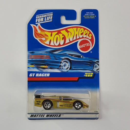 Hot Wheels - GT Racer (Metallic Gold w/Black Wing) [Mainline (1998) - #468]