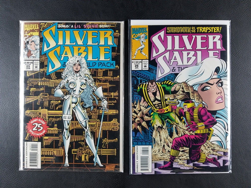 Silver Sable and the Wild Pack #25 & 26 Set (Marvel, 1994)