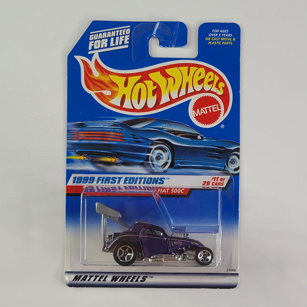 Hot Wheels - Fiat 500C (Metalflake Purple)