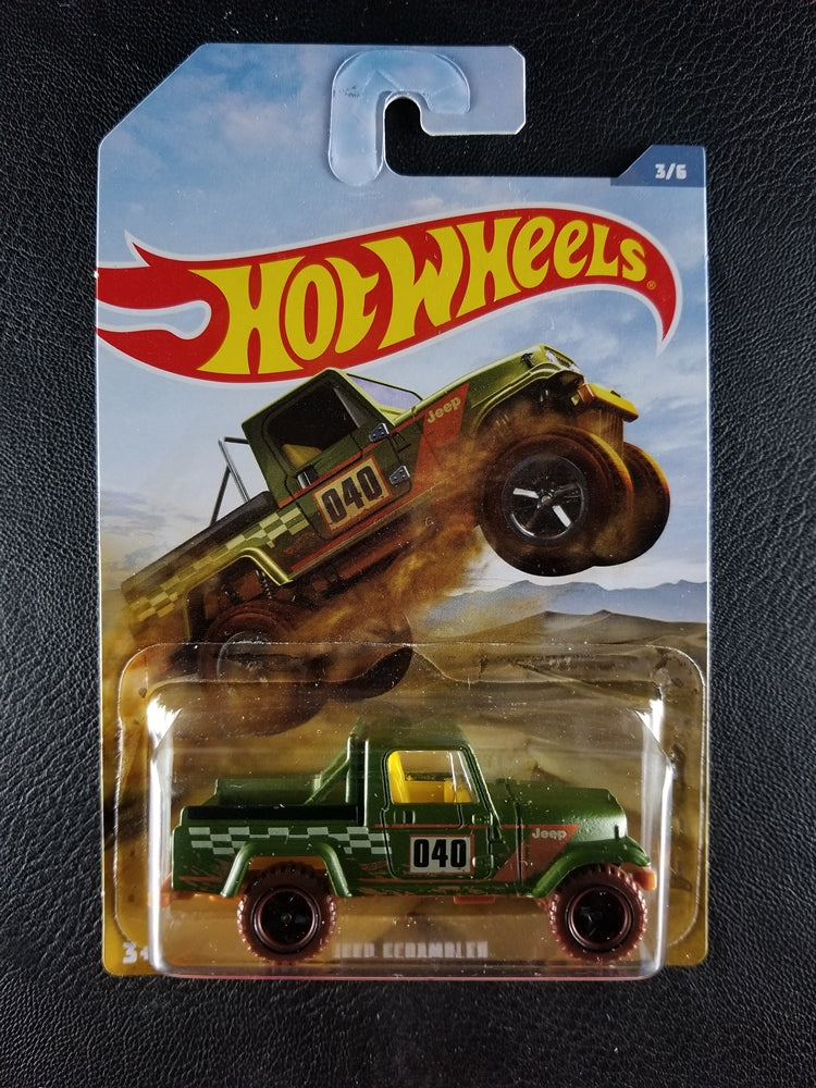 Hot Wheels - Jeep Scrambler (Olive Green) [3/6 - 2019 HW Off-Road Trucks]