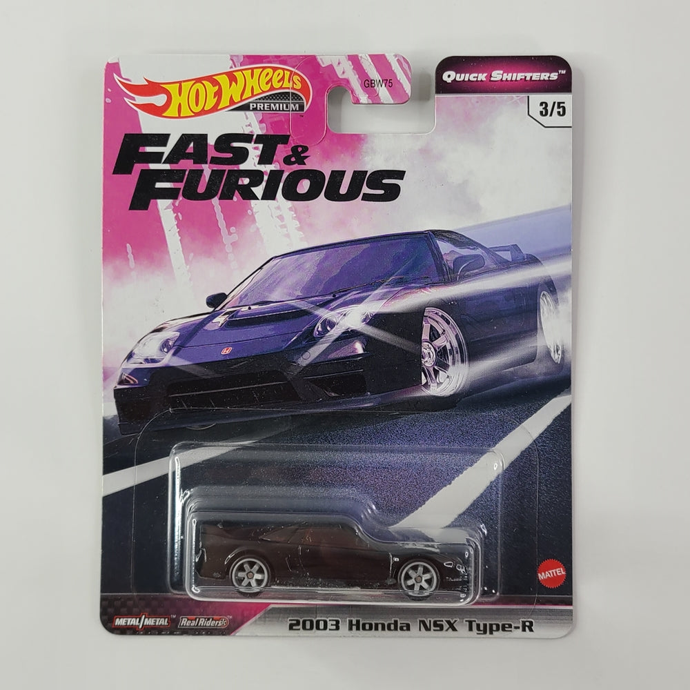 Hot Wheels Premium - 2003 Honda NSX Type-R (Black)