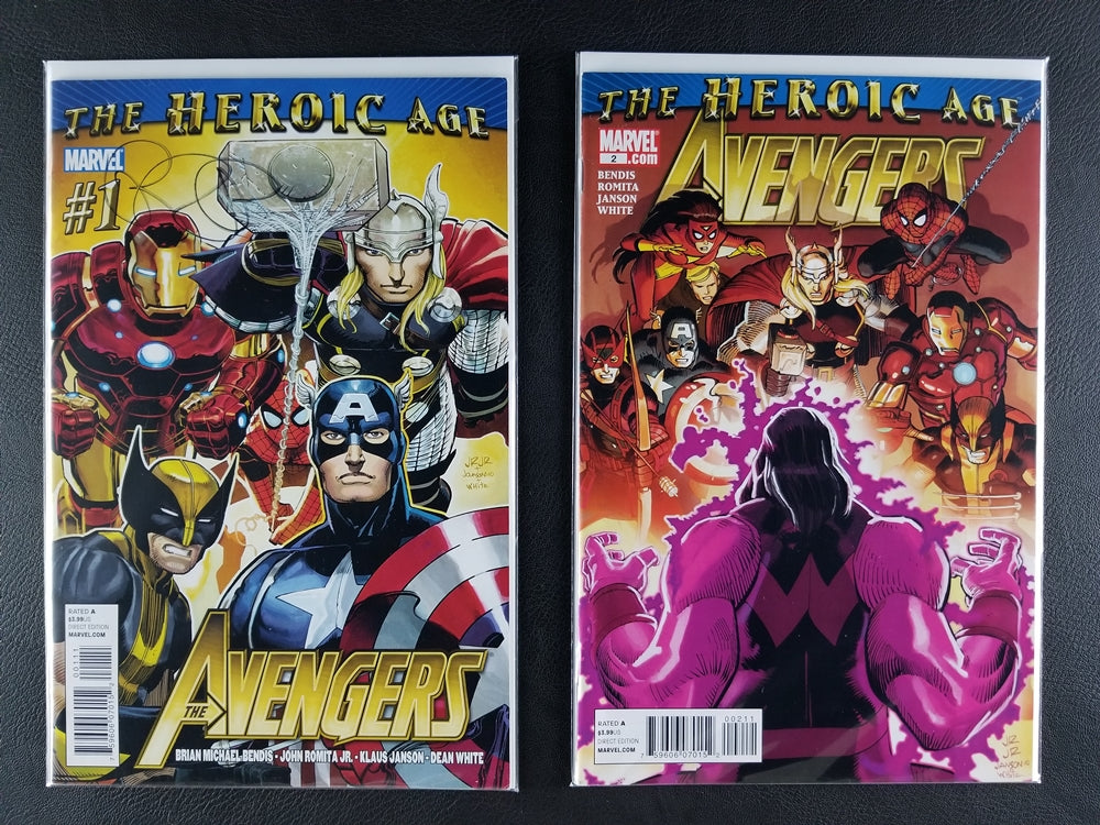 The Avengers [4th Series] #1-6 Set (Marvel, 2010)