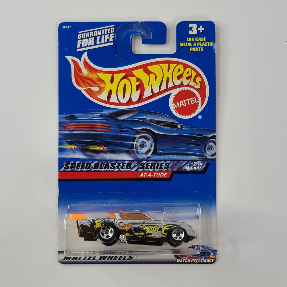 Hot Wheels - At-A-Tude (Gray) [Speed Blaster Series (2000) - 2/4]