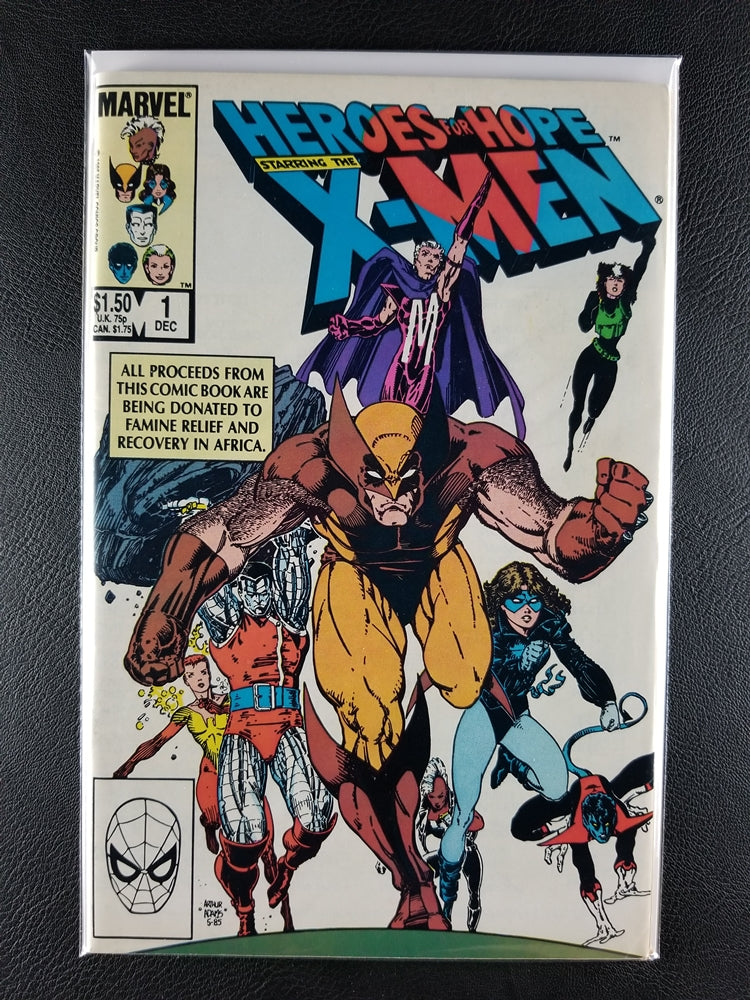 Heroes for Hope Starring the X-Men #1 (Marvel, December 1985)