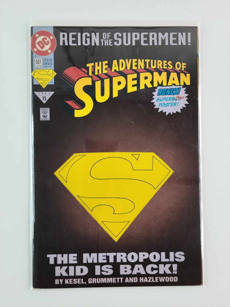 The Adventures of Superman [1987] #501D (DC, June 1993)*