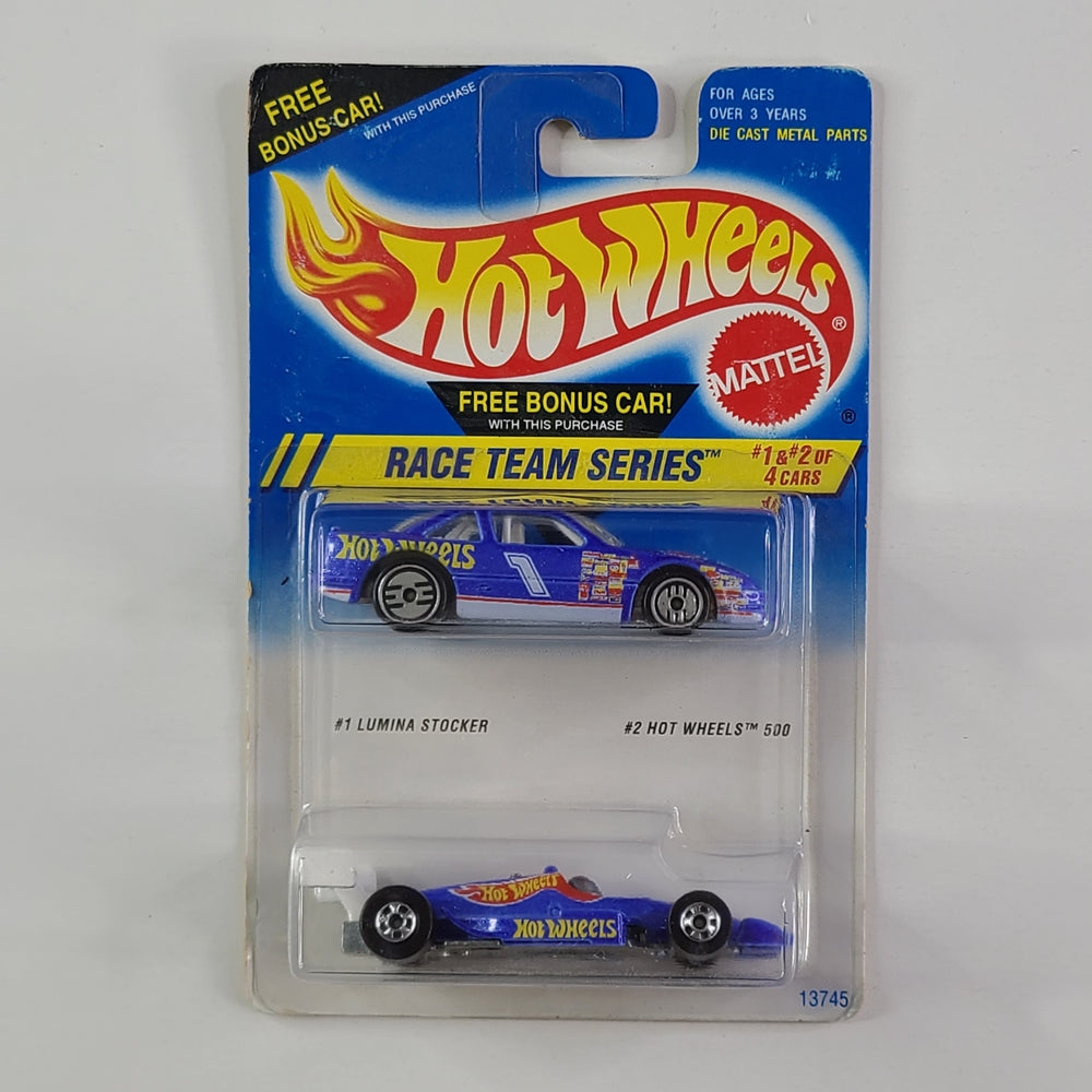 Hot Wheels - Lumina Stocker (Metallic Blue) & Hot Wheels 500 (Metallic Blue) [2-Car Pack]