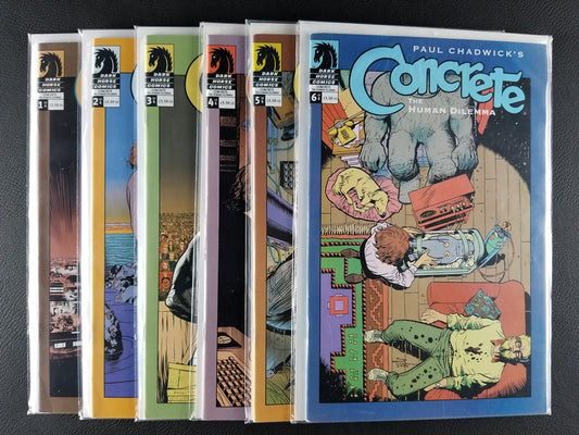 Concrete: The Human Dilemma #1-6 Set (Dark Horse, 2004-05)