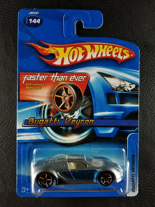 Hot Wheels - Bugatti Veyron (Metalflake Grey) [Bronze Wheels]